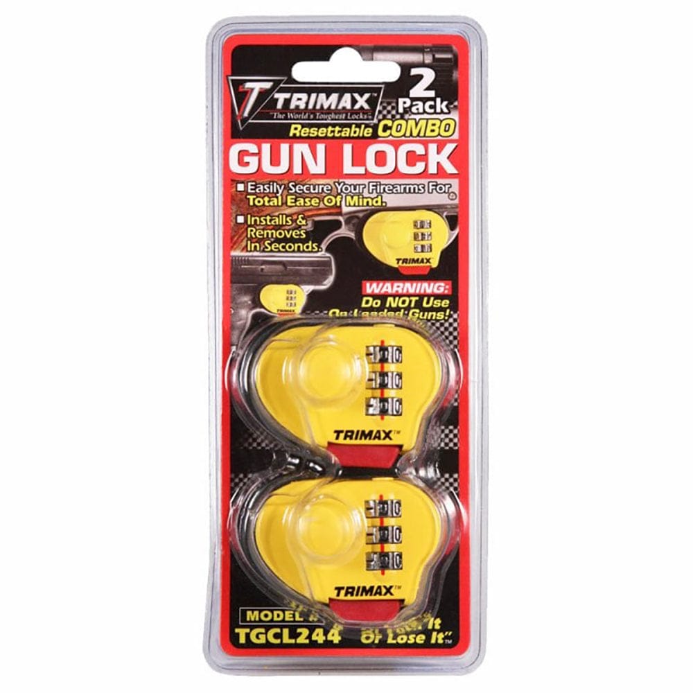 Trimax TGCL244 Max Security Combo Gun Lock , Double Pack