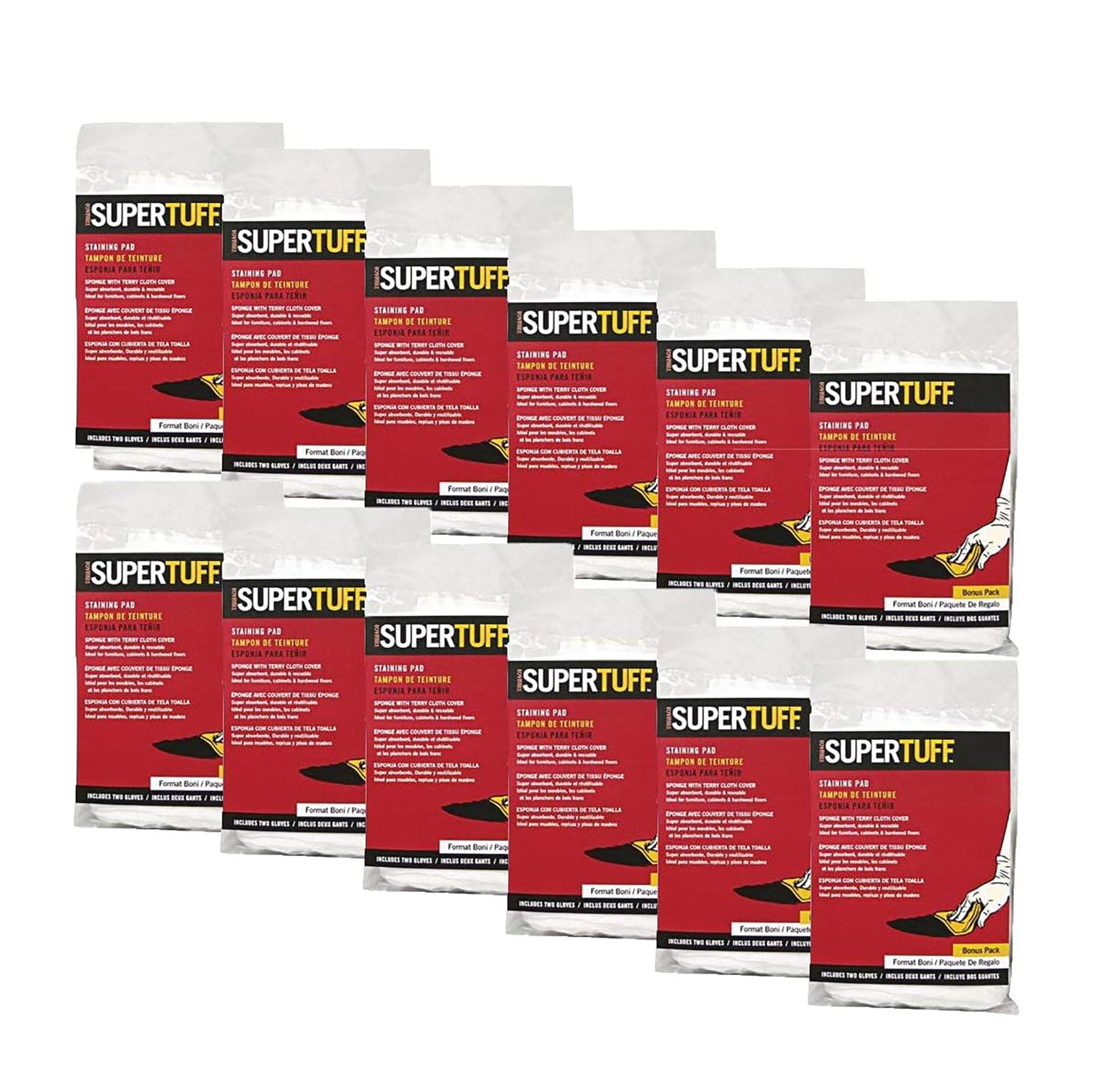 Super Tuff Staining Pad w/ Gloves Trimaco Marine 10101