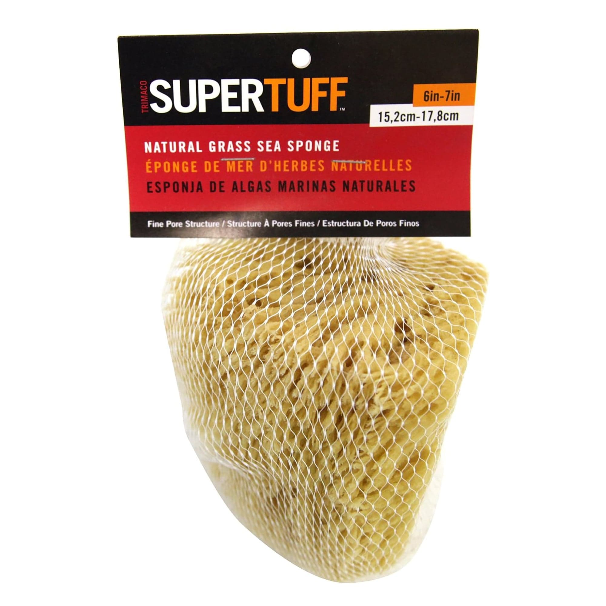 Trimaco Super Tuff 6 - 7" Natural Grass Sea Sponge - 10131
