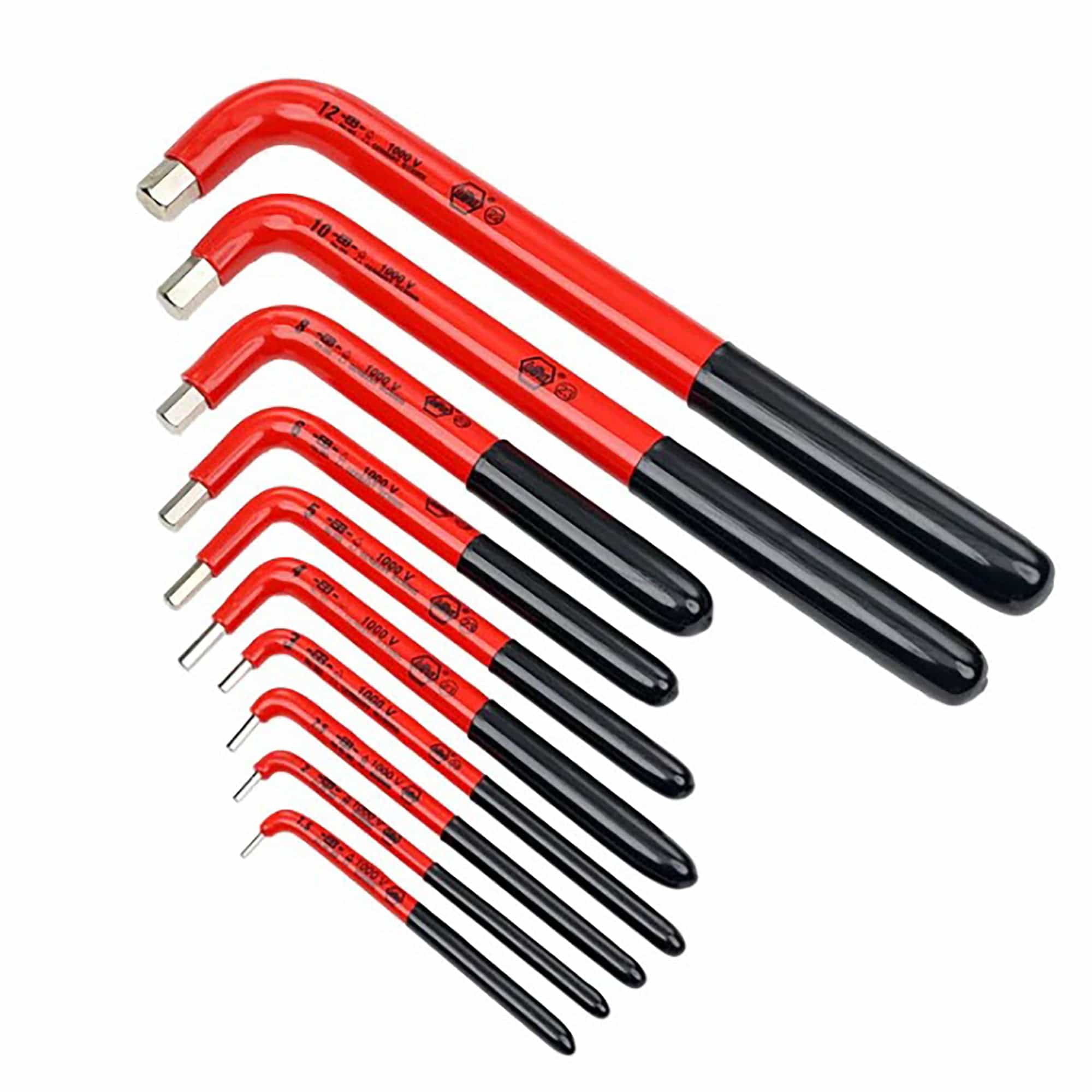WIHA Tools 10 Piece Insulated Hex L-Key Set 13693