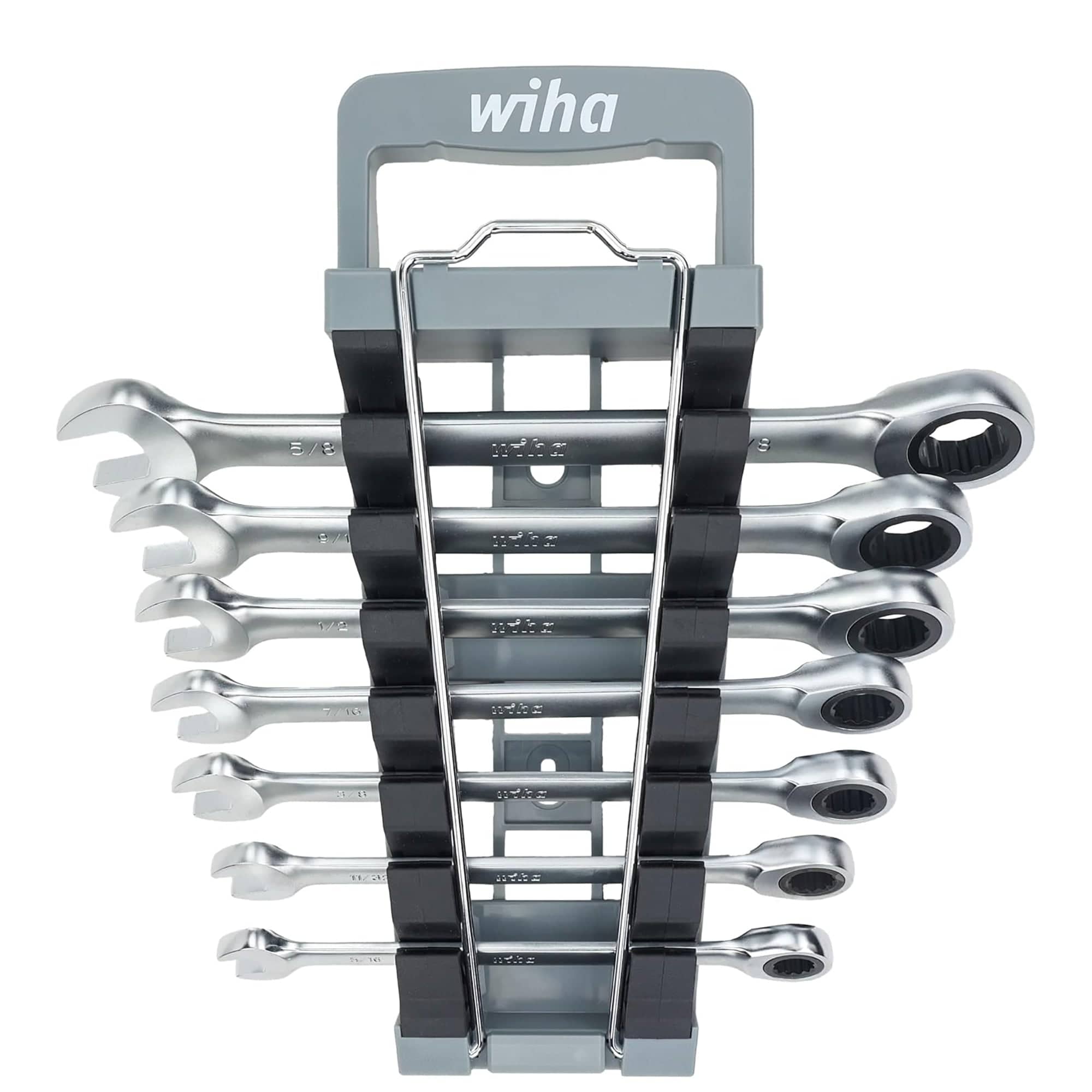 7 Piece Combination Ratchet Wrench Set - Sae Wiha Tools 30393