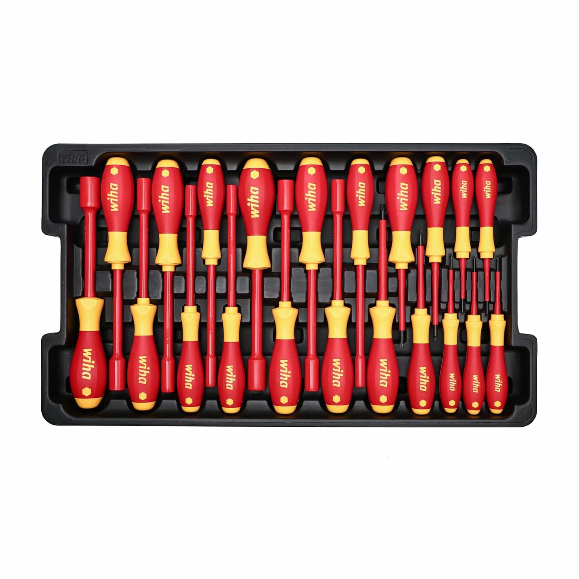 80 Piece Master Electrician's Insulated Tools Set In Rolling Hard Case Wiha Tools 32800