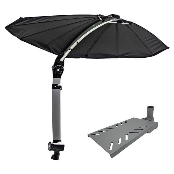 Shade Fin Mini W/ Wht Fabric,bag/Swivel Mount Taco T10-4000-3