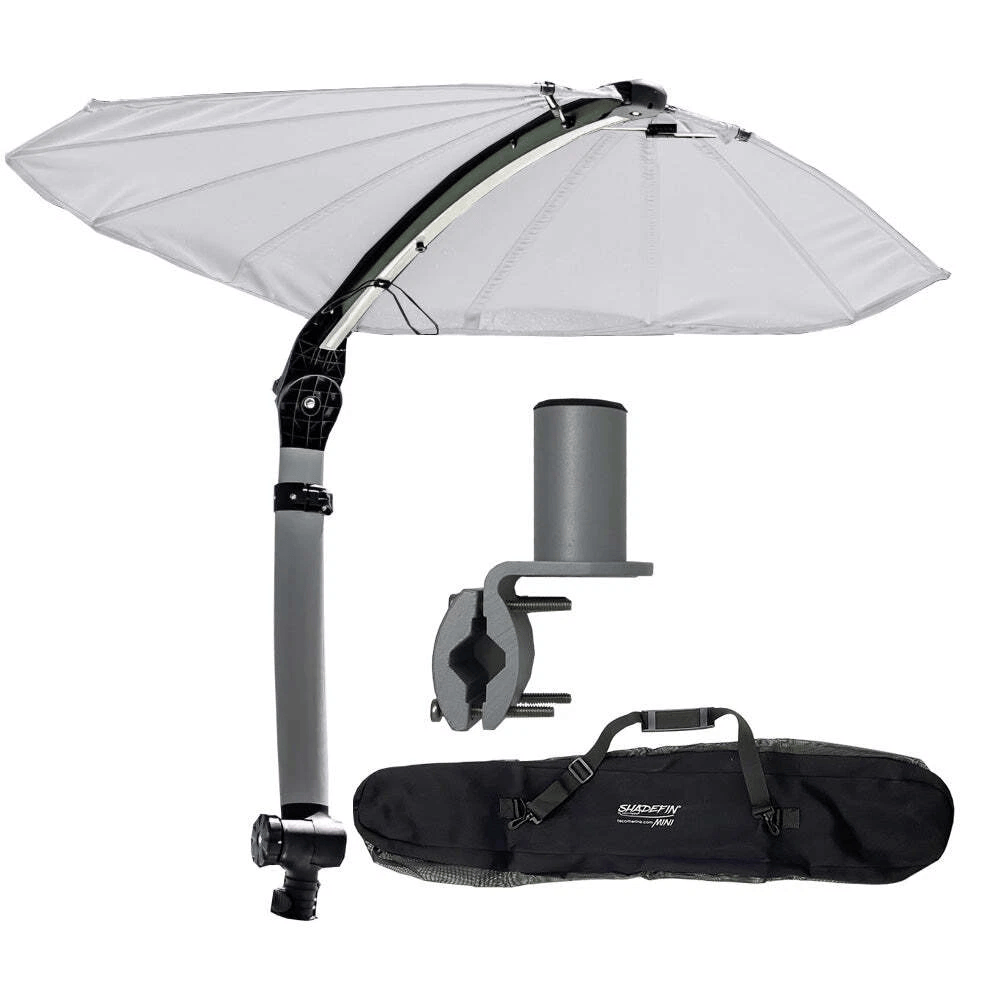 Shade Fin Mini W/ Wht Fabric,bag Rail Mount Taco T10-4000-5
