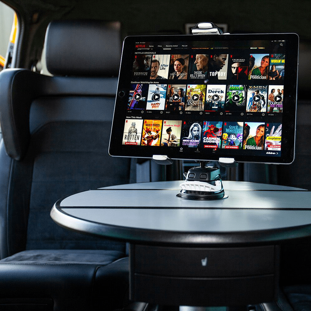 Scanstrut RLS-508-405 Rokk Tablet Mount Kit W/ Suction Cup Base - 125mm-220mm (5-8¼”)