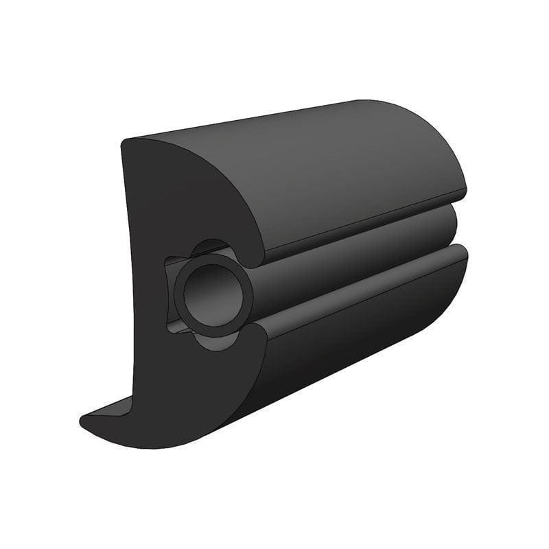 Taco Marine Flexible Rub Rail, Black 100’ V11-0899BKA100