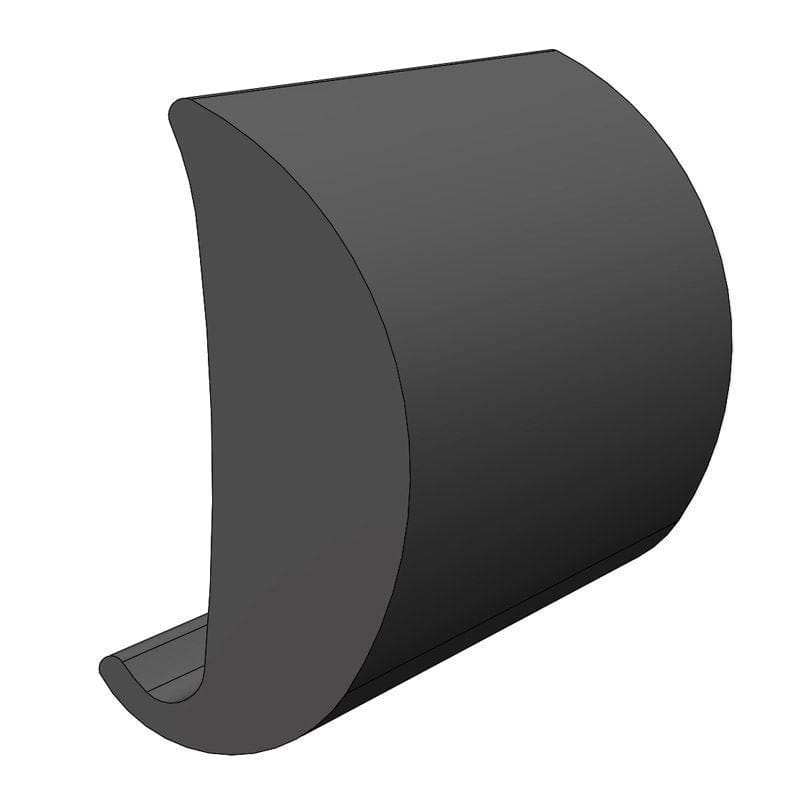 Taco Marine Rigid Rub Rail, Black 20’ V21-9938BKA20