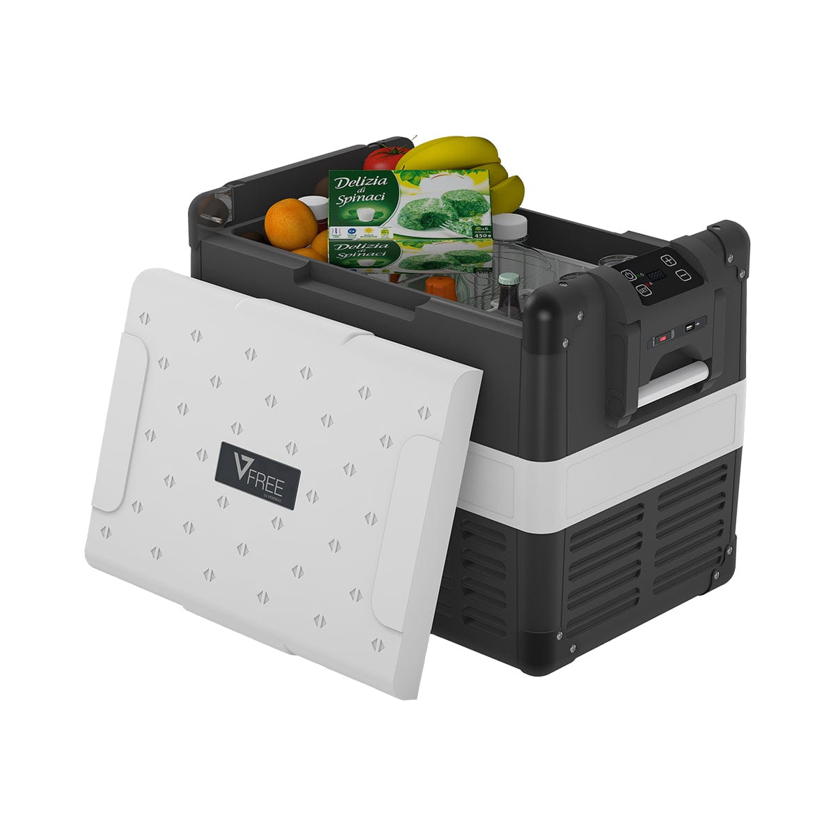 Vitrfrigo 1.942 Cu Ft Portable Refrigerator or Freezer w/ Digital Thermostat - VF55P