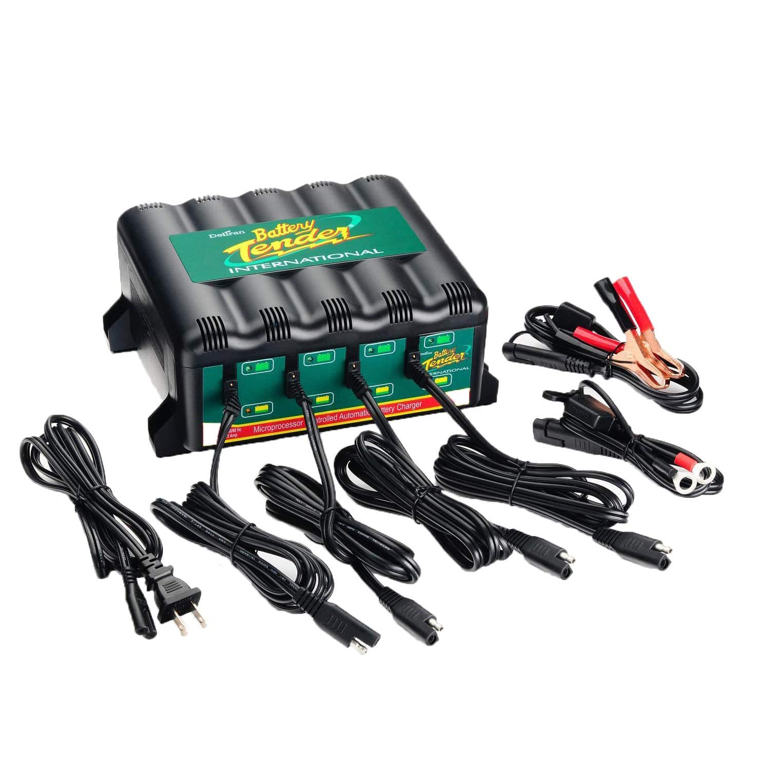 Battery Tender 022-0148-DL-WH 12 Volt 1.25 Amp 60 hz 4-Bank Management System Battery Charger