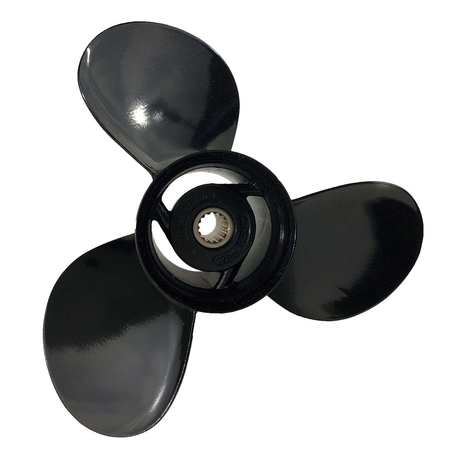 Michigan Wheel 031024 3-Blade Aluminum Thru Hub Exhaust Propeller 14-1/2"D x 17"P RH W/ 15 Tooth Spline Hub