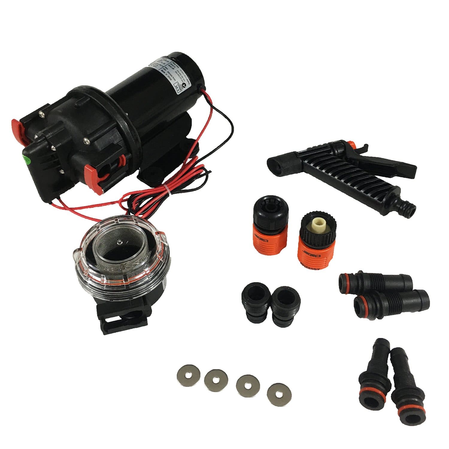 Johnson Pump 101339904 Aqua Jet Wash Down Pump 3.5 GPM 24V 5 Bar