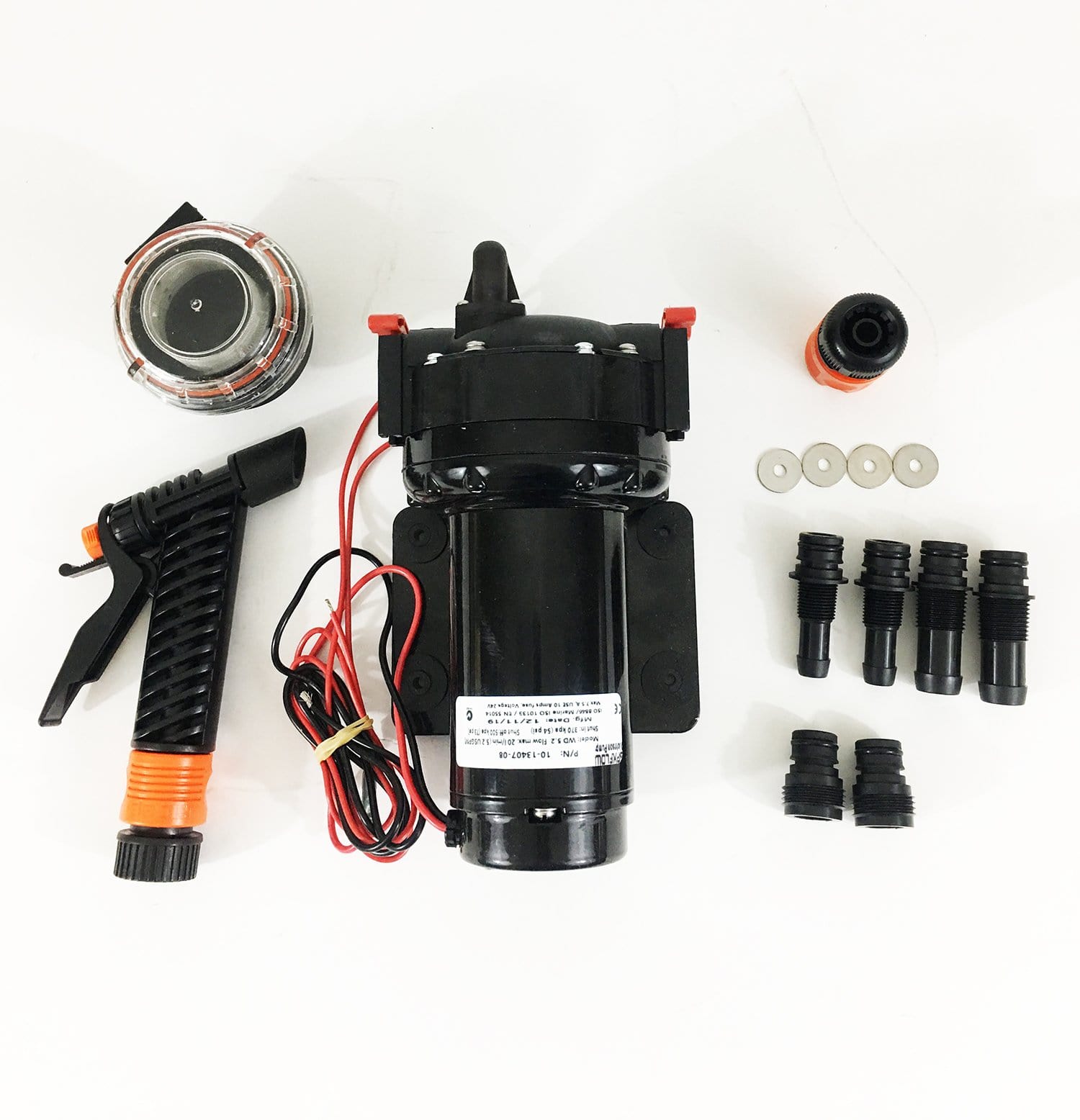 Johnson Pump 10-13407-08 Aqua Jet Wash Down Pump 5.2 GPM 24V