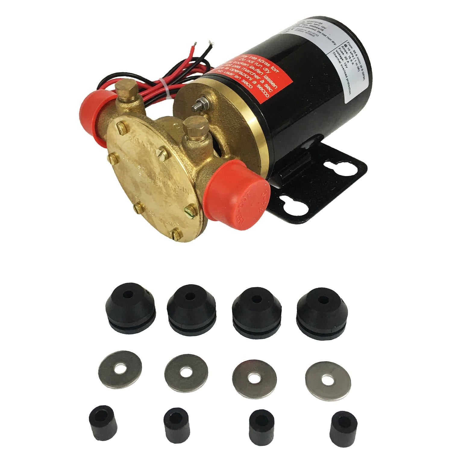 Johnson Pump 10-24727-03 F38b-19 12V Impeller Pump 1/2" NPT