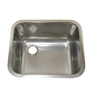 Scandvik 10210 Rectangular Under Mount Sink