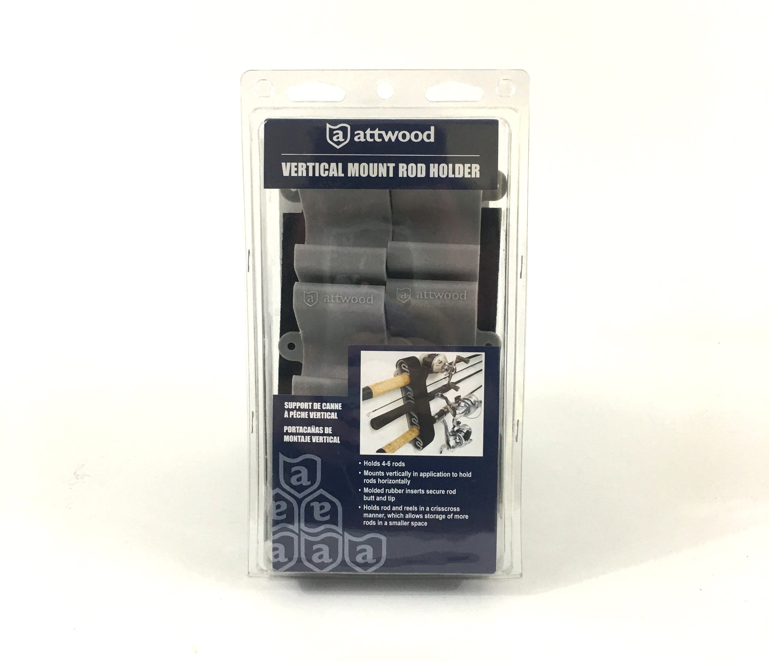 Attwood 12761-7 Vertical Mount Fishing Rod Holder, Set of 2 Attwood 12761-7 Vertical Mount Fishing Rod Holder, Set of 2