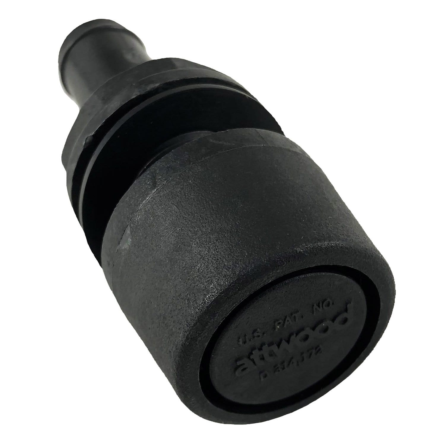 Attwood 1607-3 Straight Fuel Tank Vent, Black
