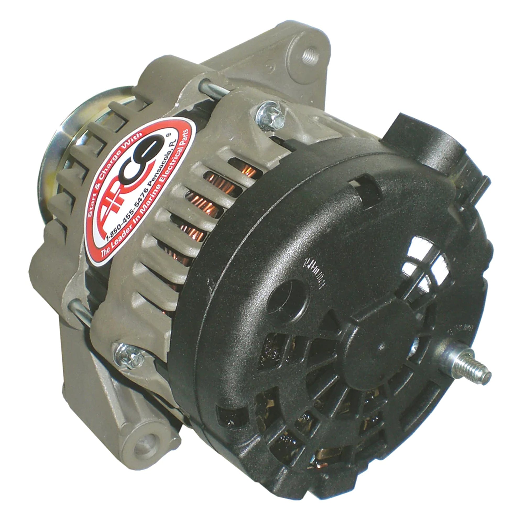 Arco Marine 20828 Replacement Alternator, 12V, 95A, Internal Fan, Double Pulley, Marine Power