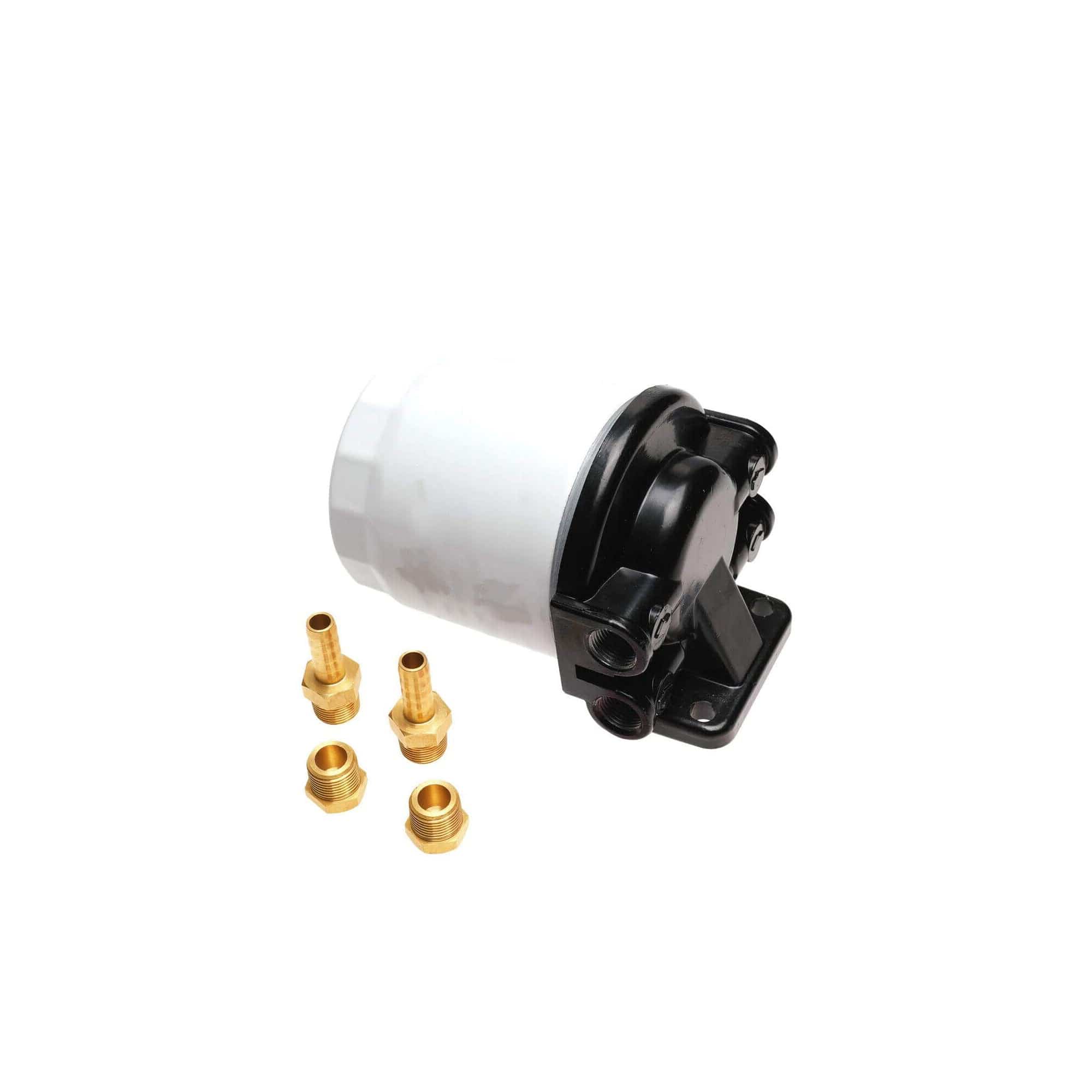 GLM Marine 24953 Water Separating Fuel Filter Kit, Aluminum, 3/8" NPTF, 75 GPH, Mercruiser