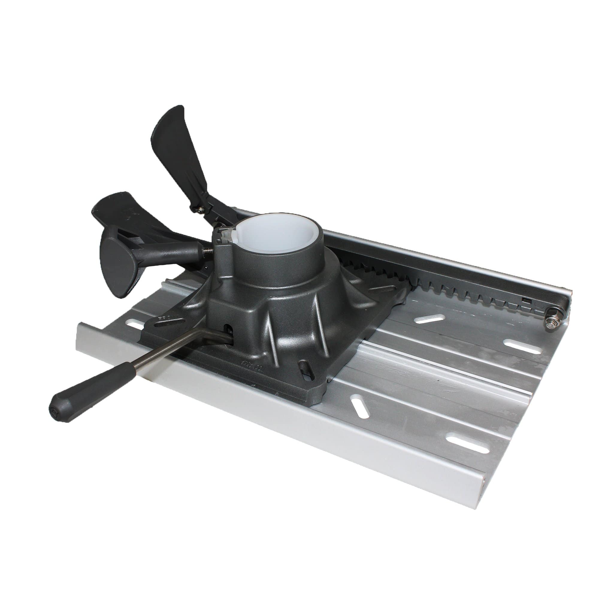 Attwood 278AOZAGL-1 Swivl-Eze 278 AirGlide Long Handle Seat Mount W/Slider