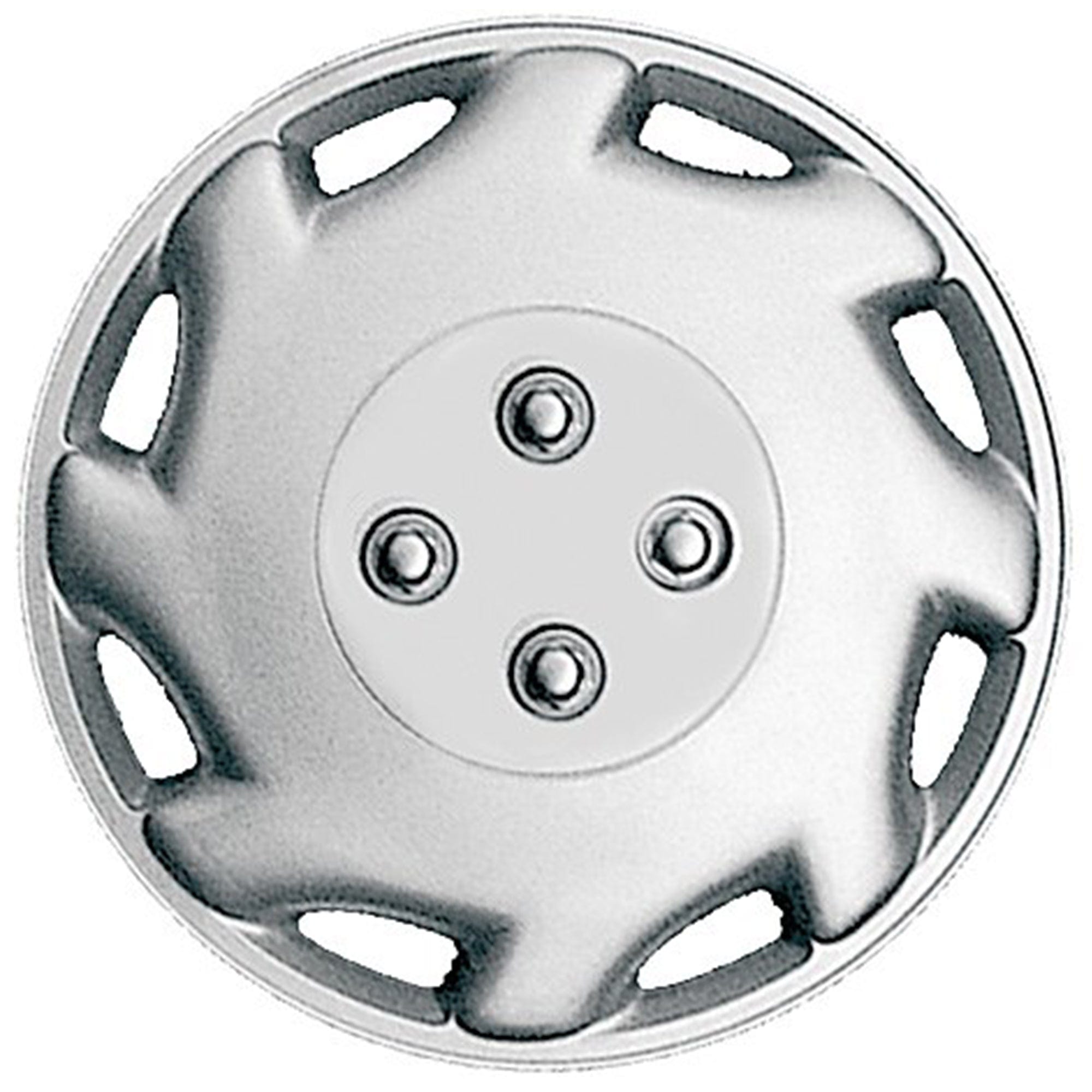 PacRim 292-S 12" Laser Silver Wheel Cover Set