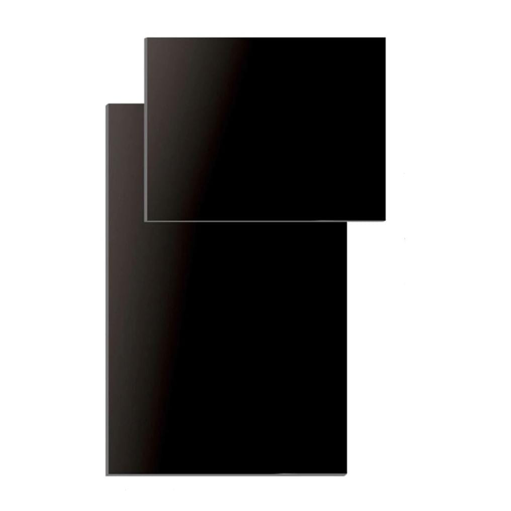 Dometic 3106863.073C Black Acrylic Refrigerator Door Panel