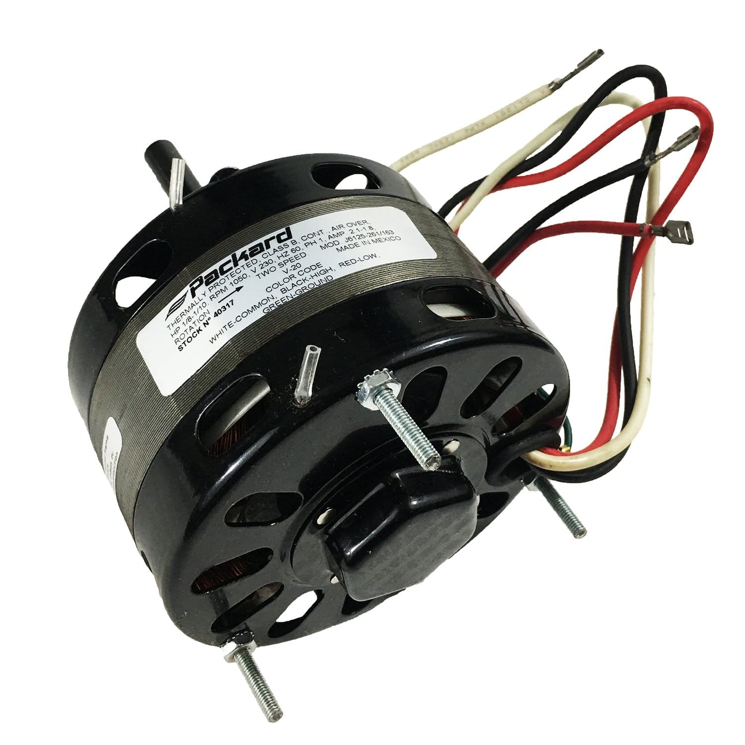 Packard 40317 Direct Drive Blower Motor 5" Diameter 1/8-1/10 HP, 230 Volt, 1050 RPM