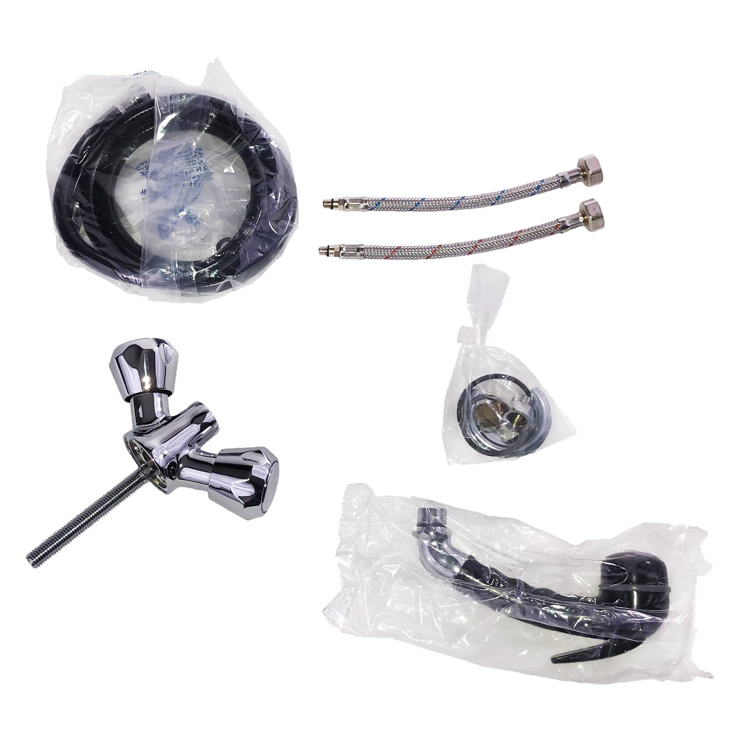 Scandvik 46014P Black Handle With 5' Black Nylon Hose