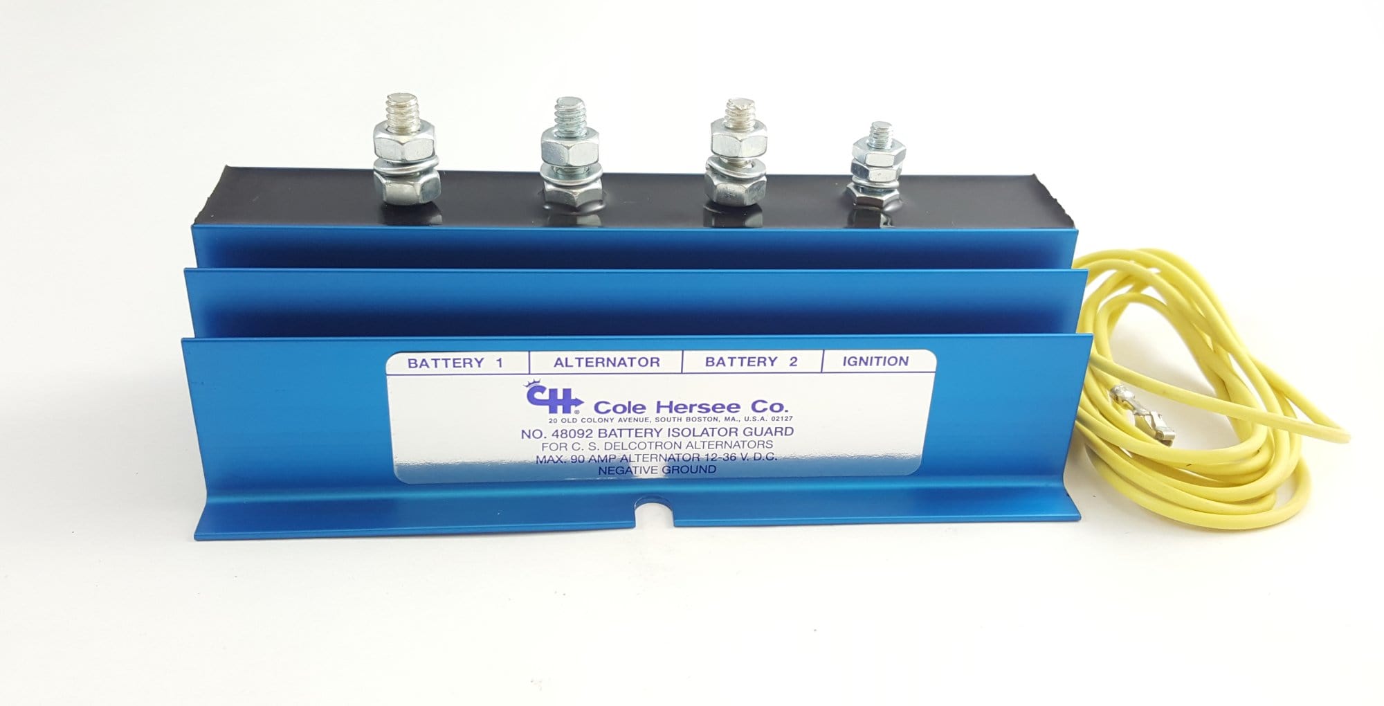 Cole Hersee 48092 4-Stud 90 Amp 12 Volt DC 12-36V Battery Isolator