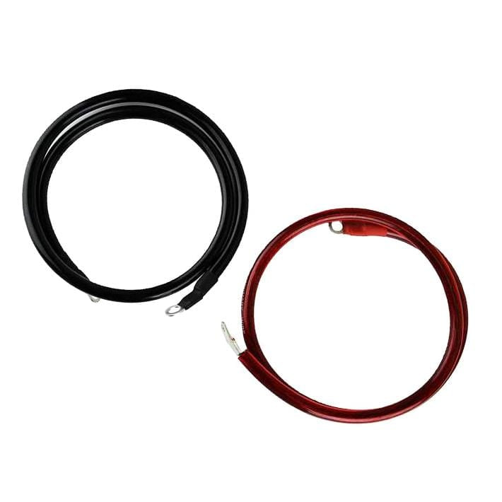 Power Bright 4AWG12 12 Ft 4AWG Lugged Inverter Cable Set For All Brads Of Inverters Up To 1500 Watts