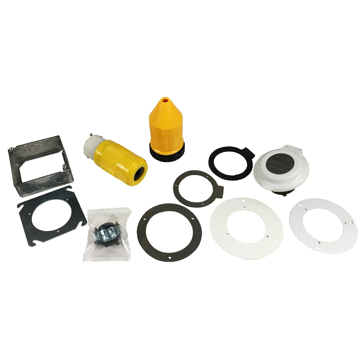 Park Power 50ARVKIT.BLK 50A Locking Round Power Conversion Kit