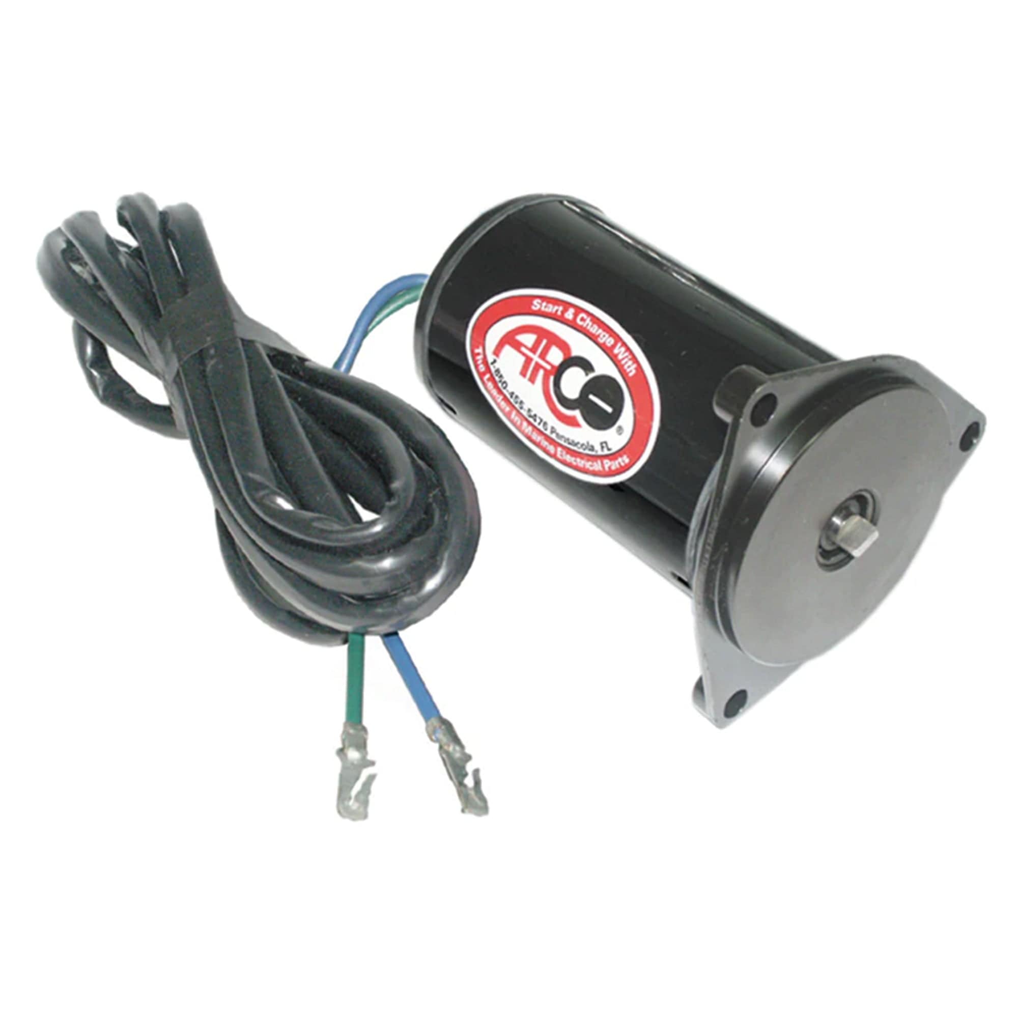 Arco Marine 6220X Replacement Tilt Trim Motor BRP-OMC 2-Wire Connection, 3-Bolt Mount