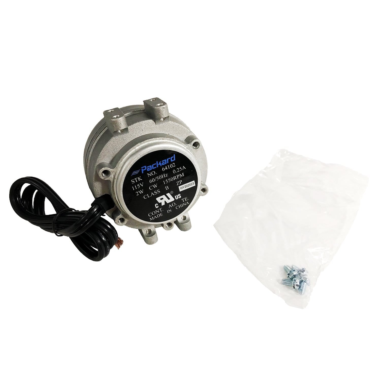 Packard 64102 Unit Bearing Fan Motor CWLE 2W 115V 1550 RPM