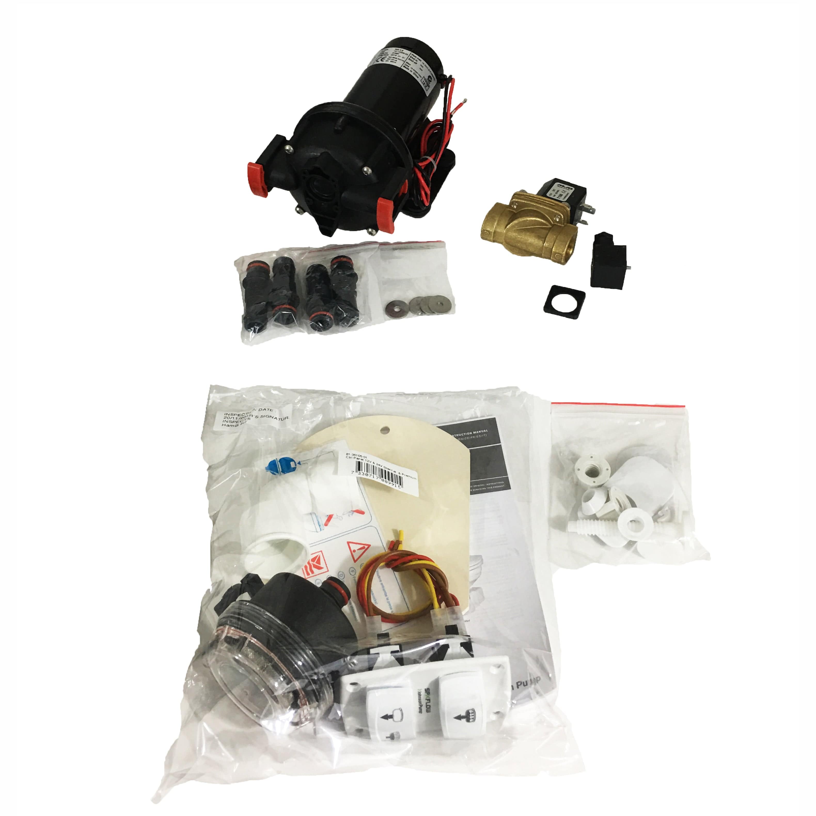 Johnson Pump 80-47232-03 Aqua T Toilet Electric 12V with Solenoid