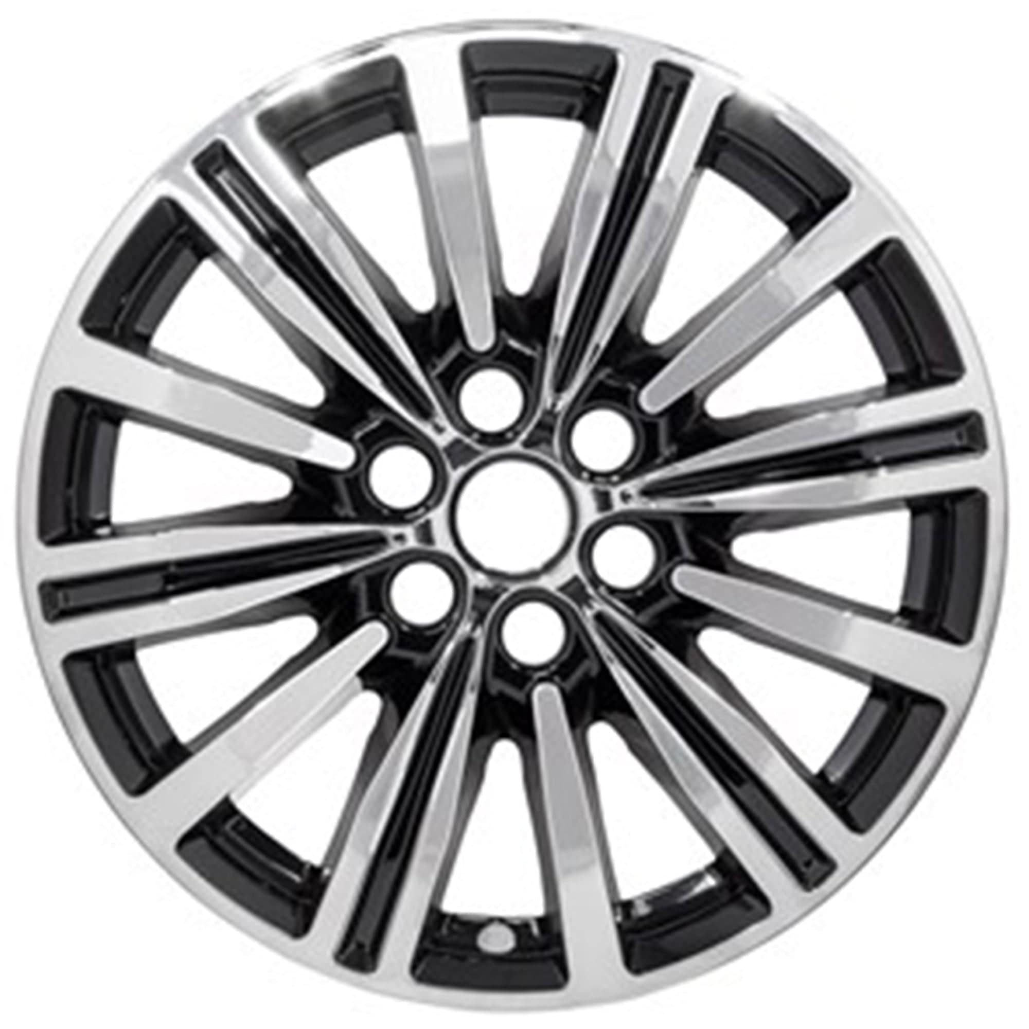 PacRim 8017-CGB 18" Cadillac XT5 (2017-2019) Chrome / Gloss Black Wheel Skin Set