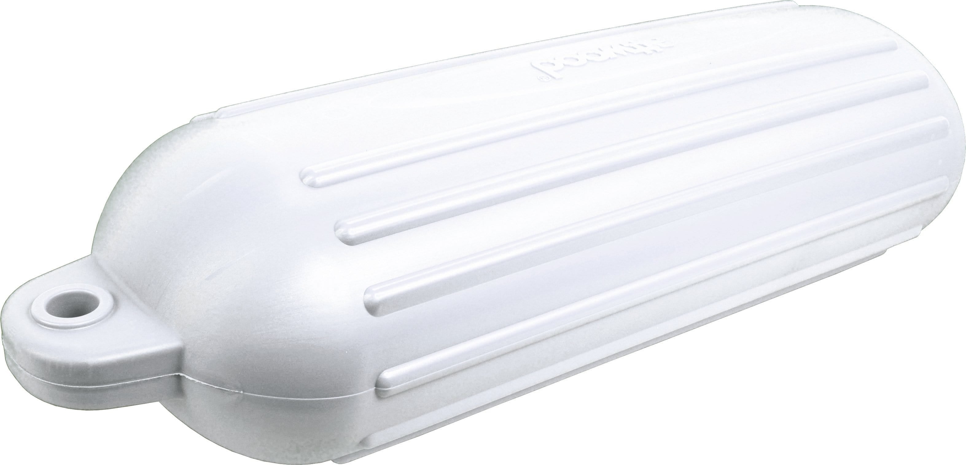 Attwood 9356D1 SoftSide Oval Shape 24" White Mooring Fender