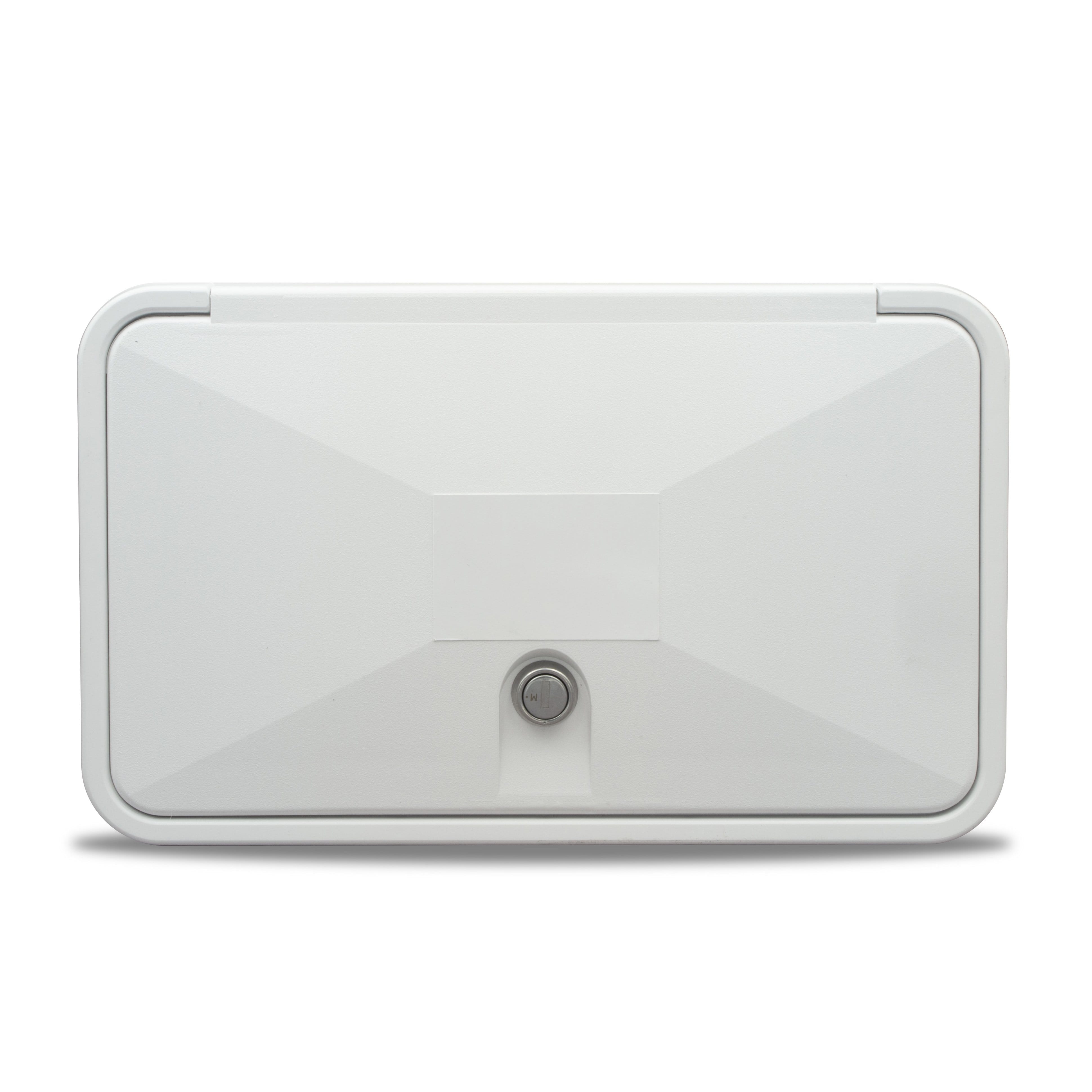 Thetford B&B Molders 94314 (ZE102-A) Large Polar White Key Lock Multi-Purpose Access Hatch