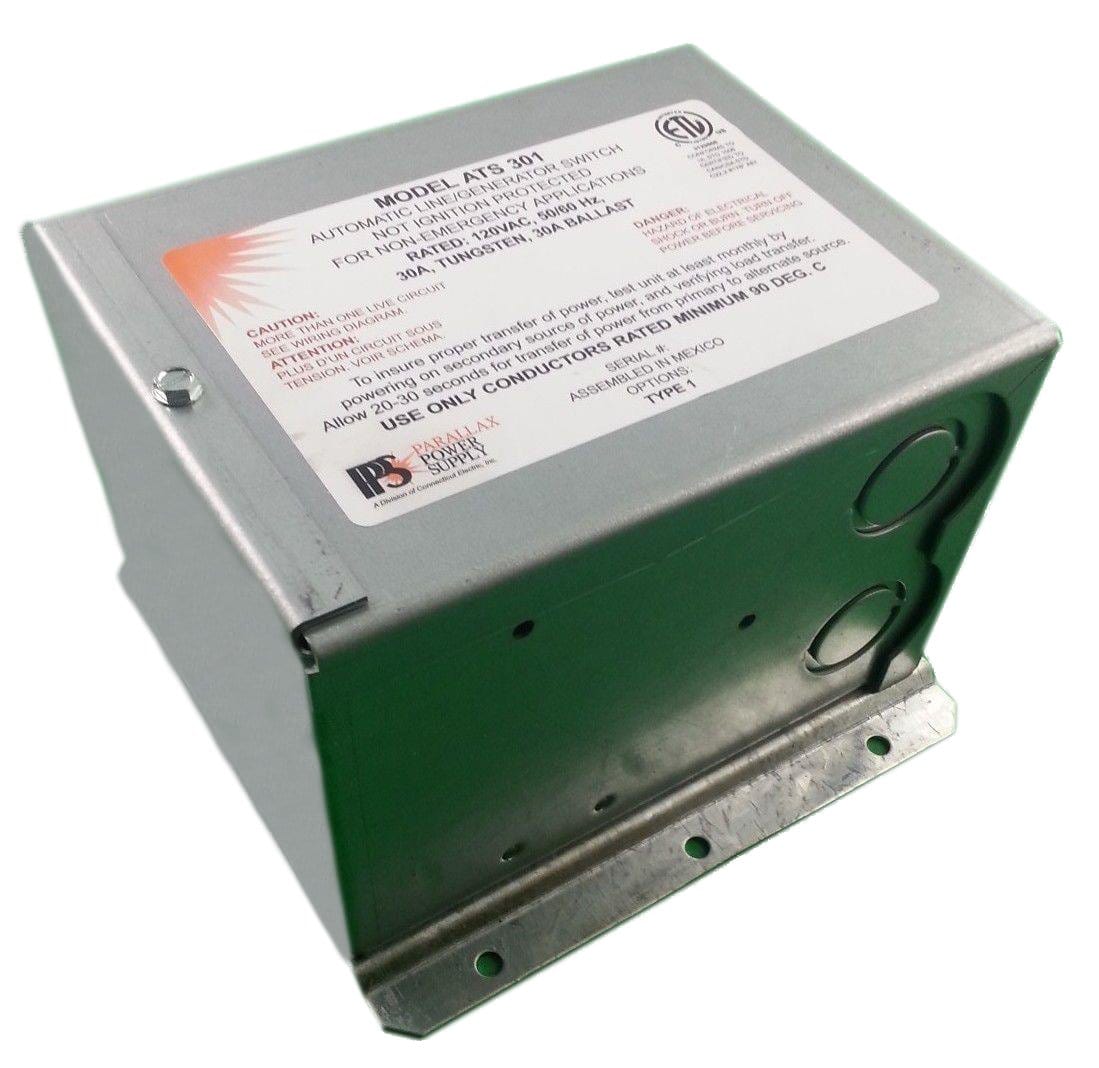 Parallax ATS301 30 Amp 120 Volt Automatic Line/generator Transfer Switch