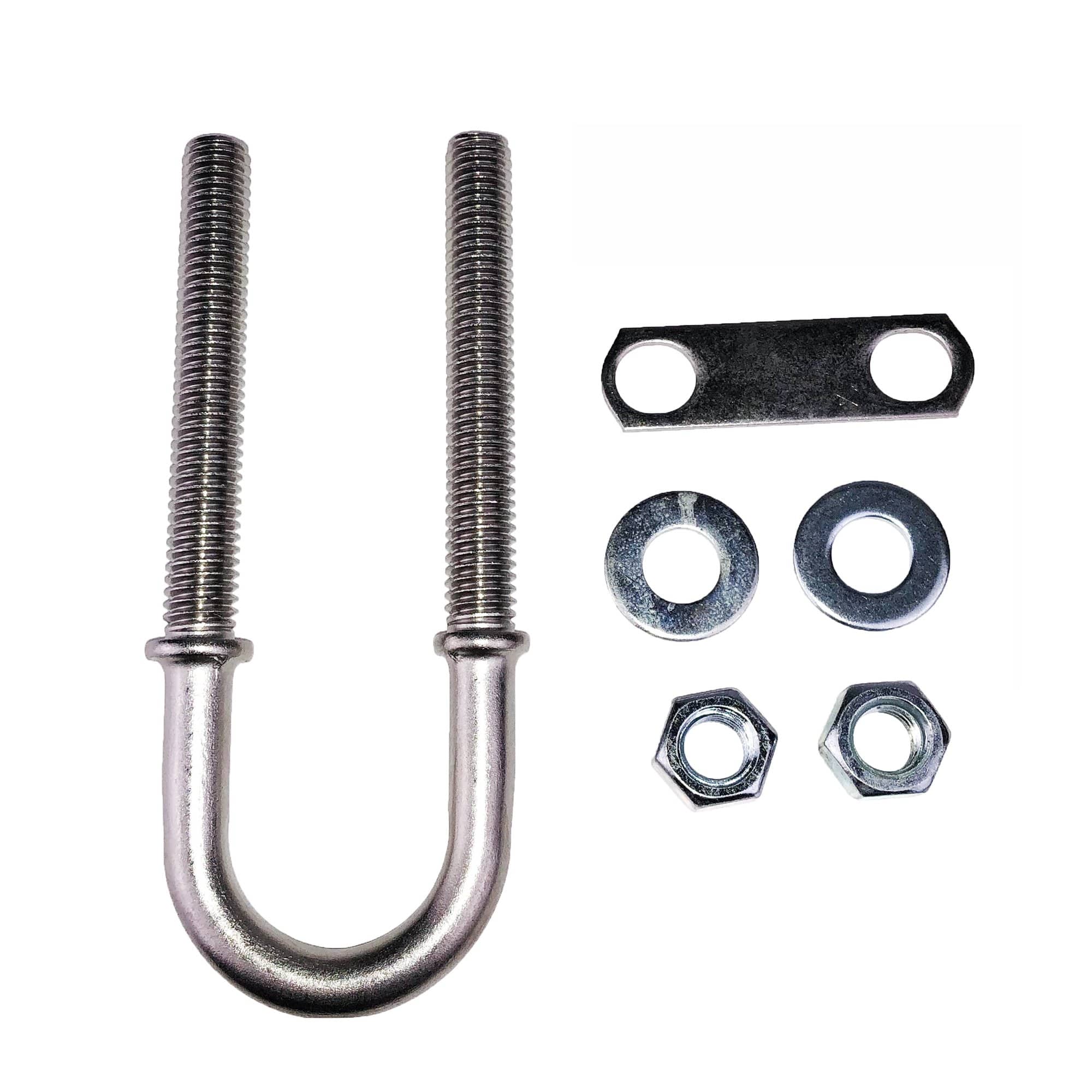 Attwood 3396-3 Bow Eye U-Bolt, 1-1/16" I.D. x 4-3/8" L