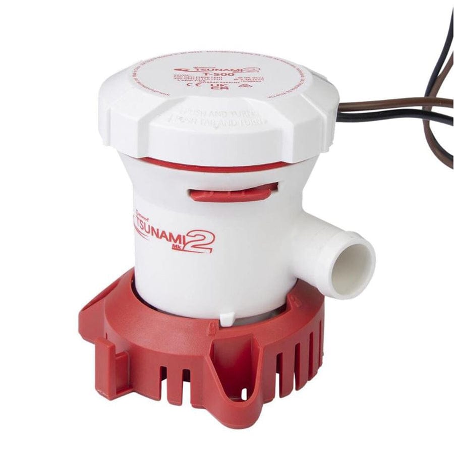 Attwood 5606-7 Tsunami 12V 500 GPH Cartridge Manual Bilge Pump
