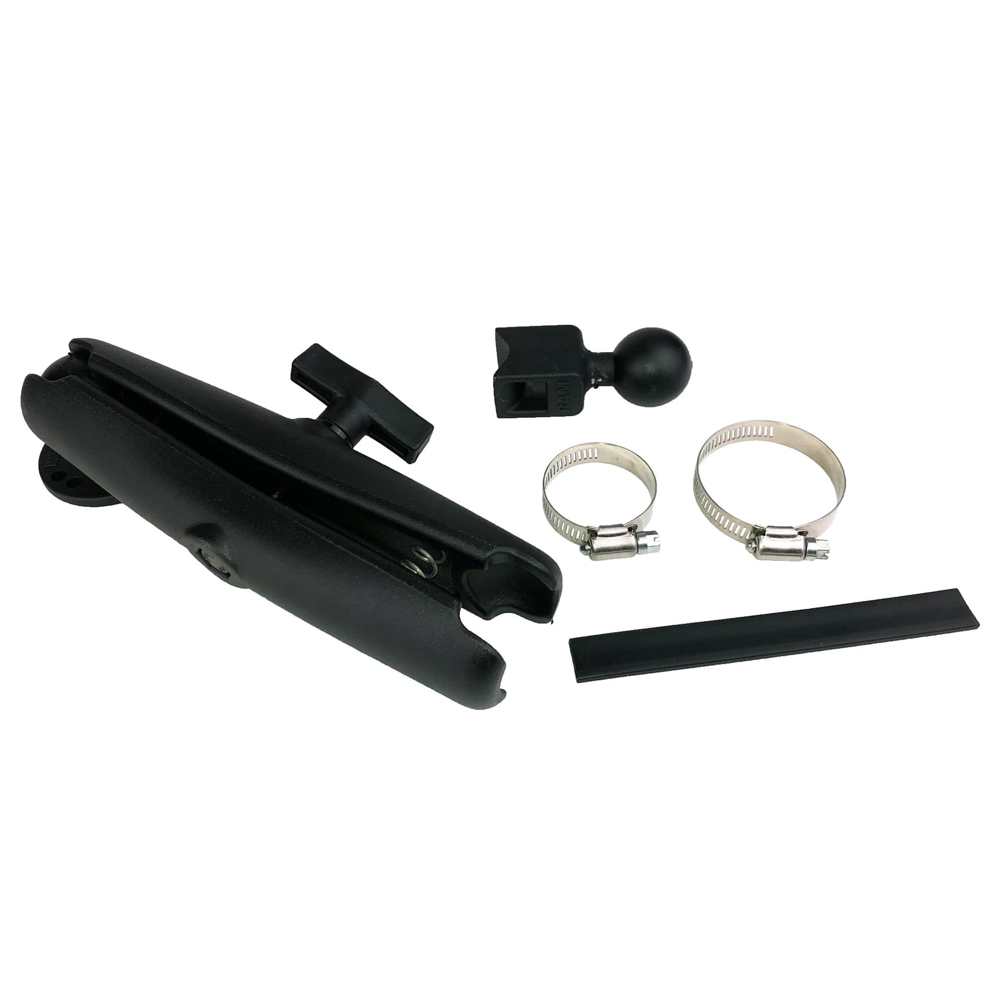 Attwood 8M4000978 Long Ram Mount Trolling Motor Stabilizer Kit, Black