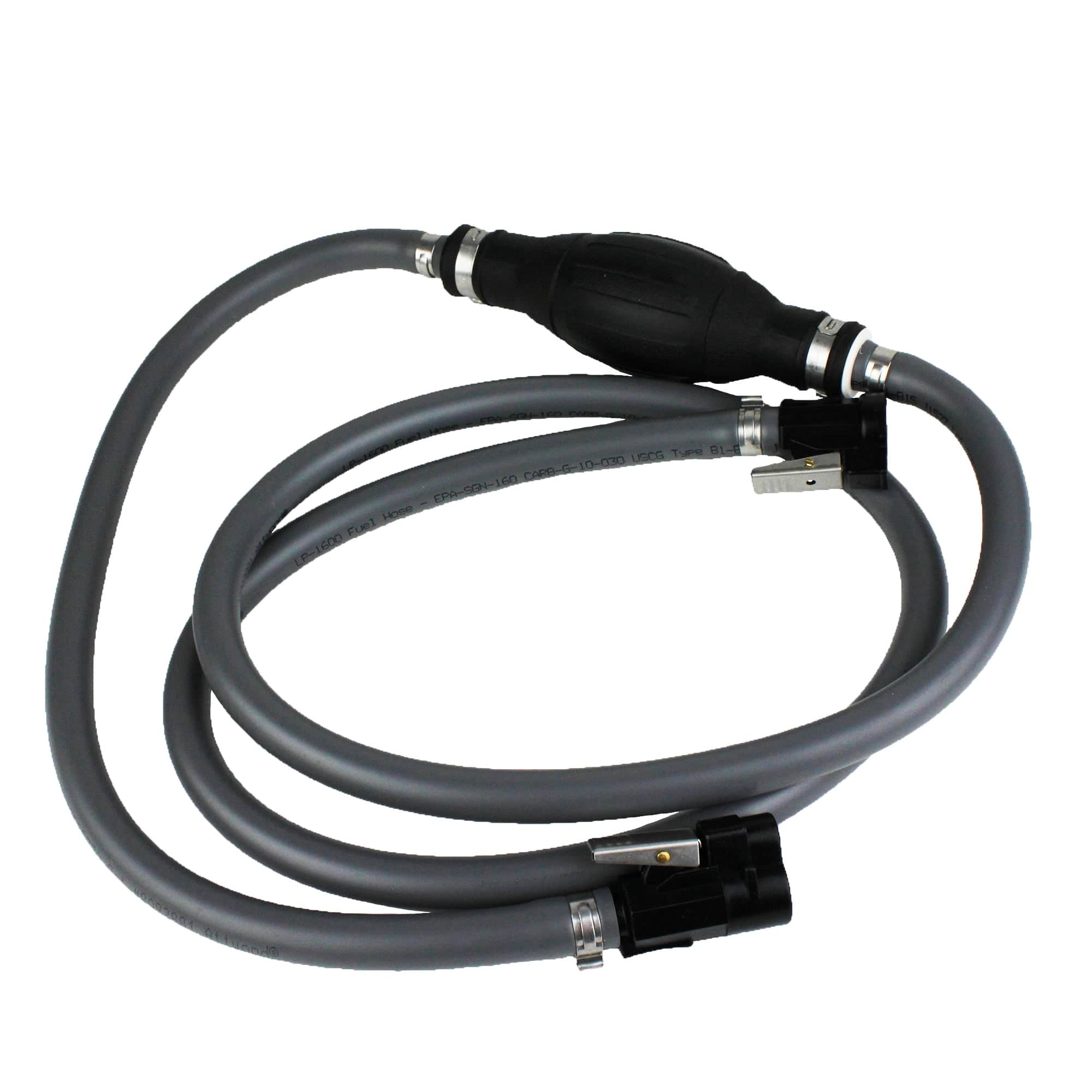 Attwood 93806MI7 International Use Fuel Line Hose Kit, 3/8" x 6'