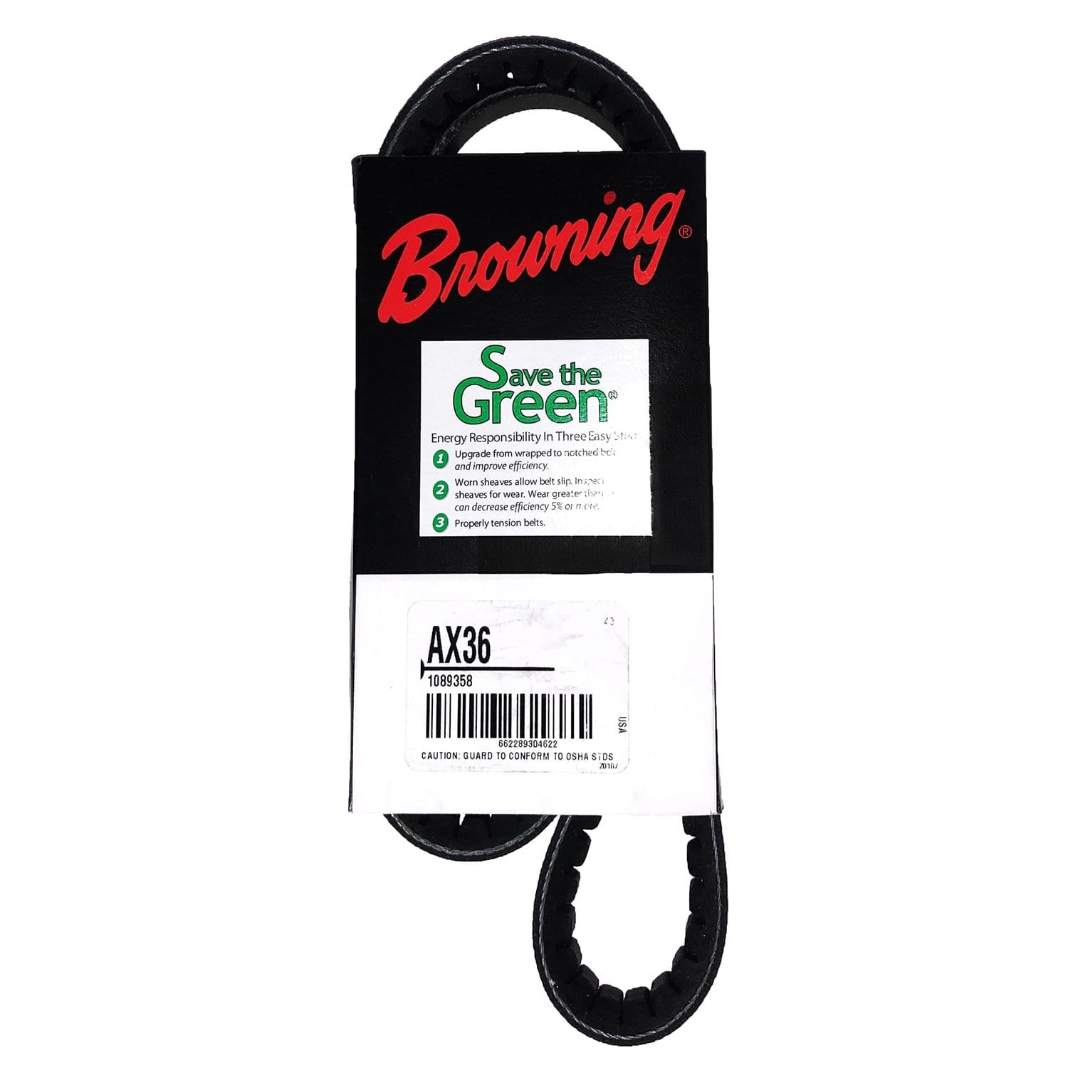 Browning AX36 Gripnotch Belt