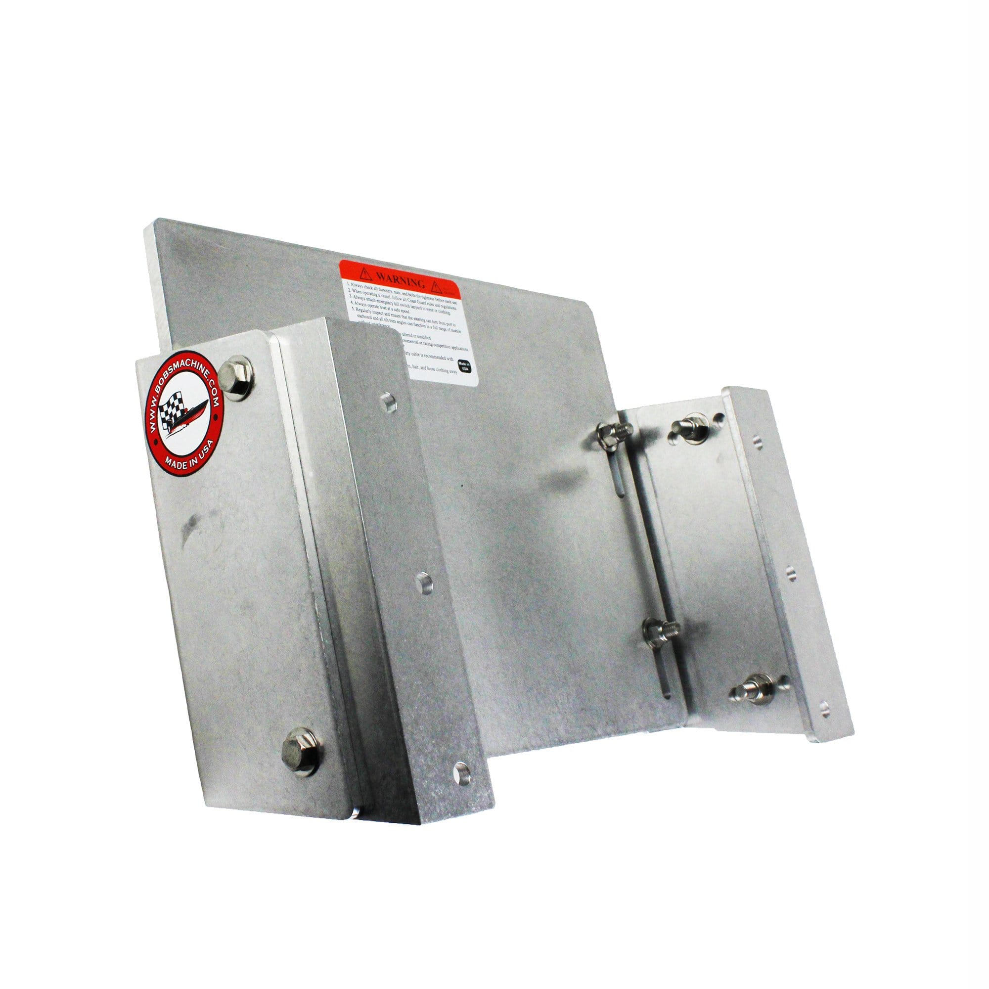 Bob's Machine 100-200600 Mini Manual Jack Plate MMJ (0-40 HP Max) for Clamp on motors 15.25" Width