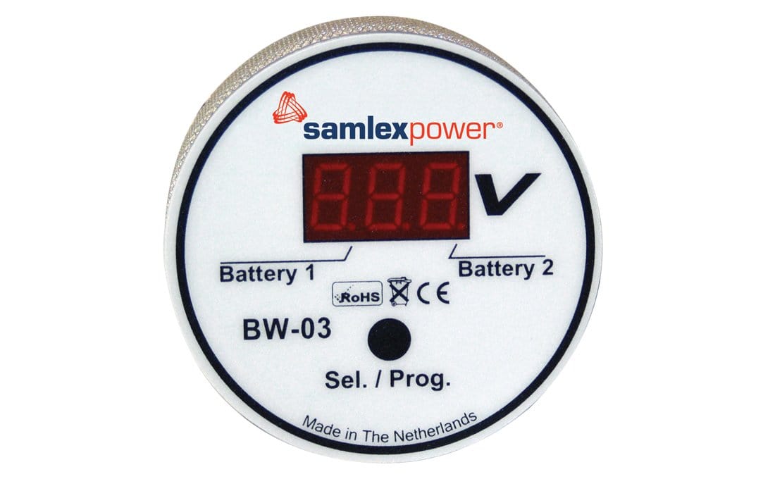 Samlex BW-03 2 Bank Battery Monitor