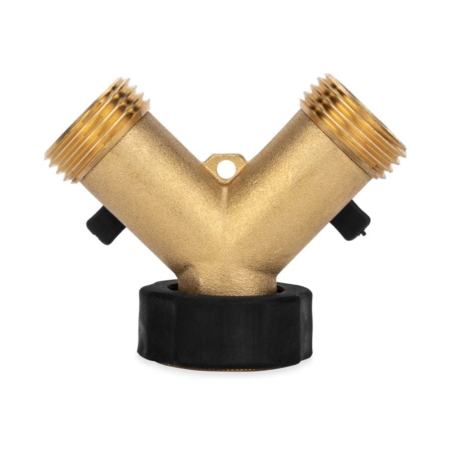 Camco 20123 Shut Off Y-Valve, Brass