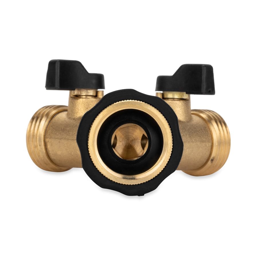 Camco 20123 Shut Off Y-Valve, Brass