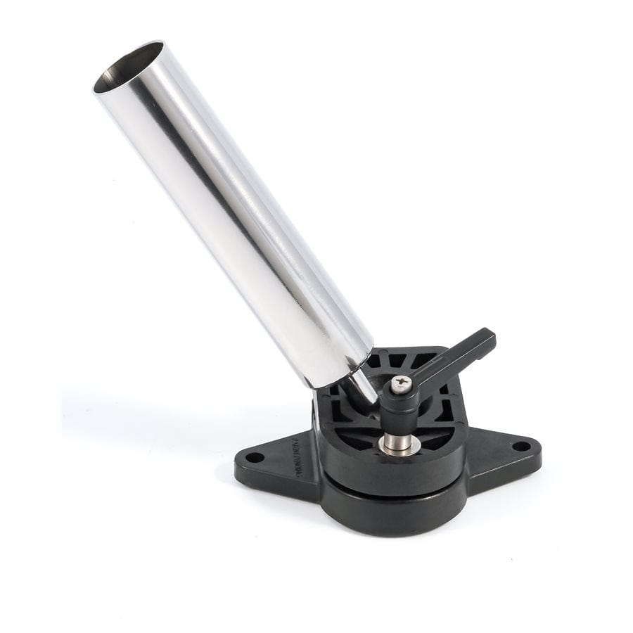 Camco 58196 Kuuma Pivoting Adjustable Grill Mount-Rod Holder, (E/F)