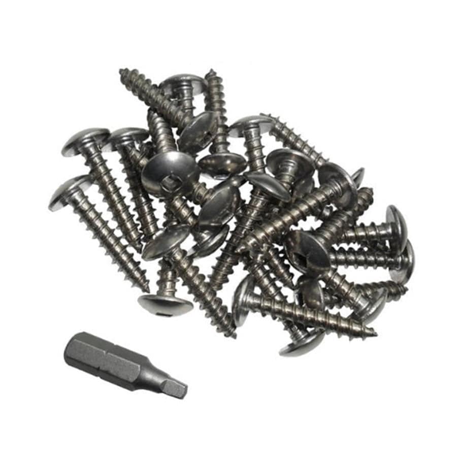 Dock Edge DE1006F 1" Stainless Steel Profile Mounting Screws & Driver (100 Pc/Pk)