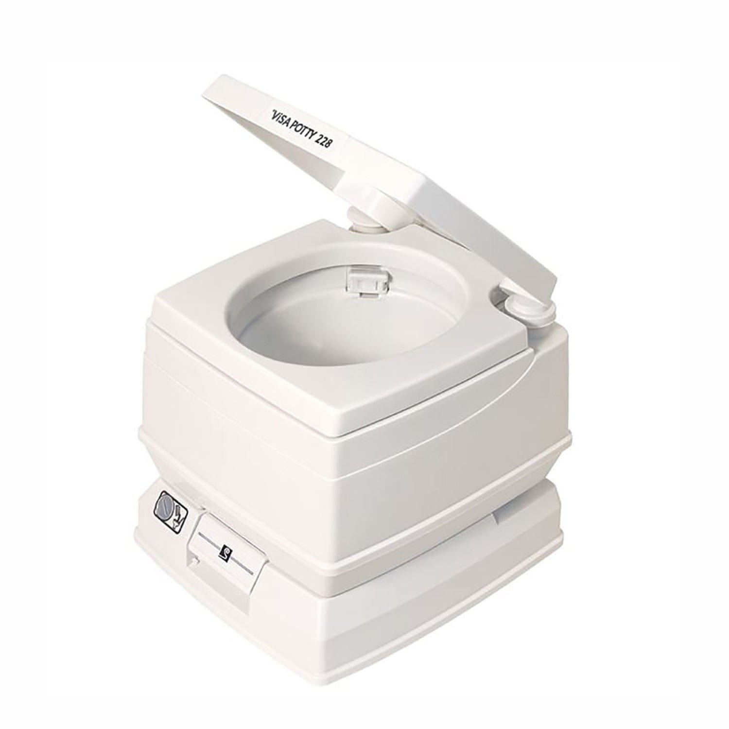 Dock Edge DEF228101 Visa Potty 8L Portable Toilet, Grey