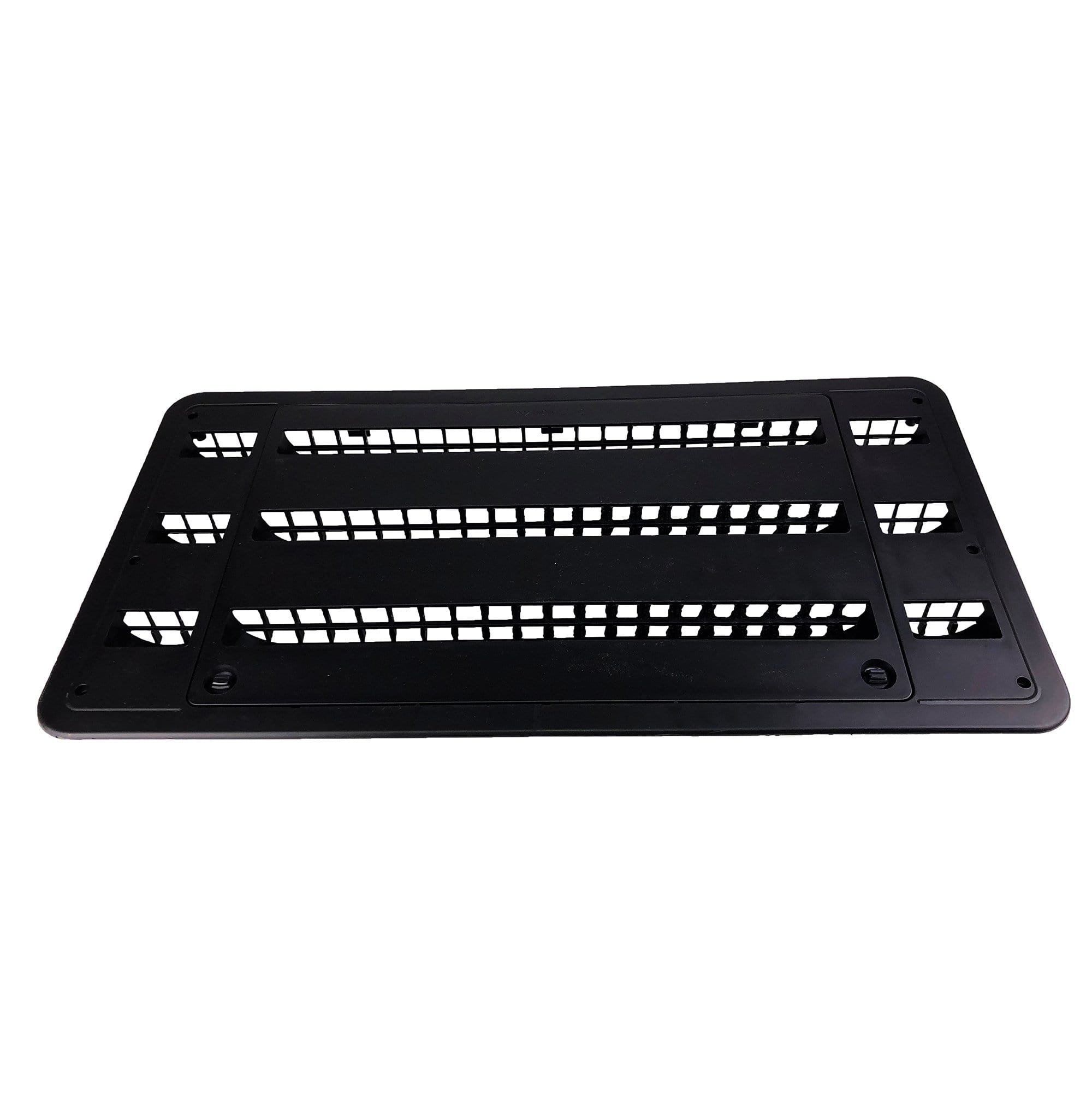 Dometic 3109349.065 30" Refrigerator Side Vent Assembly, Black